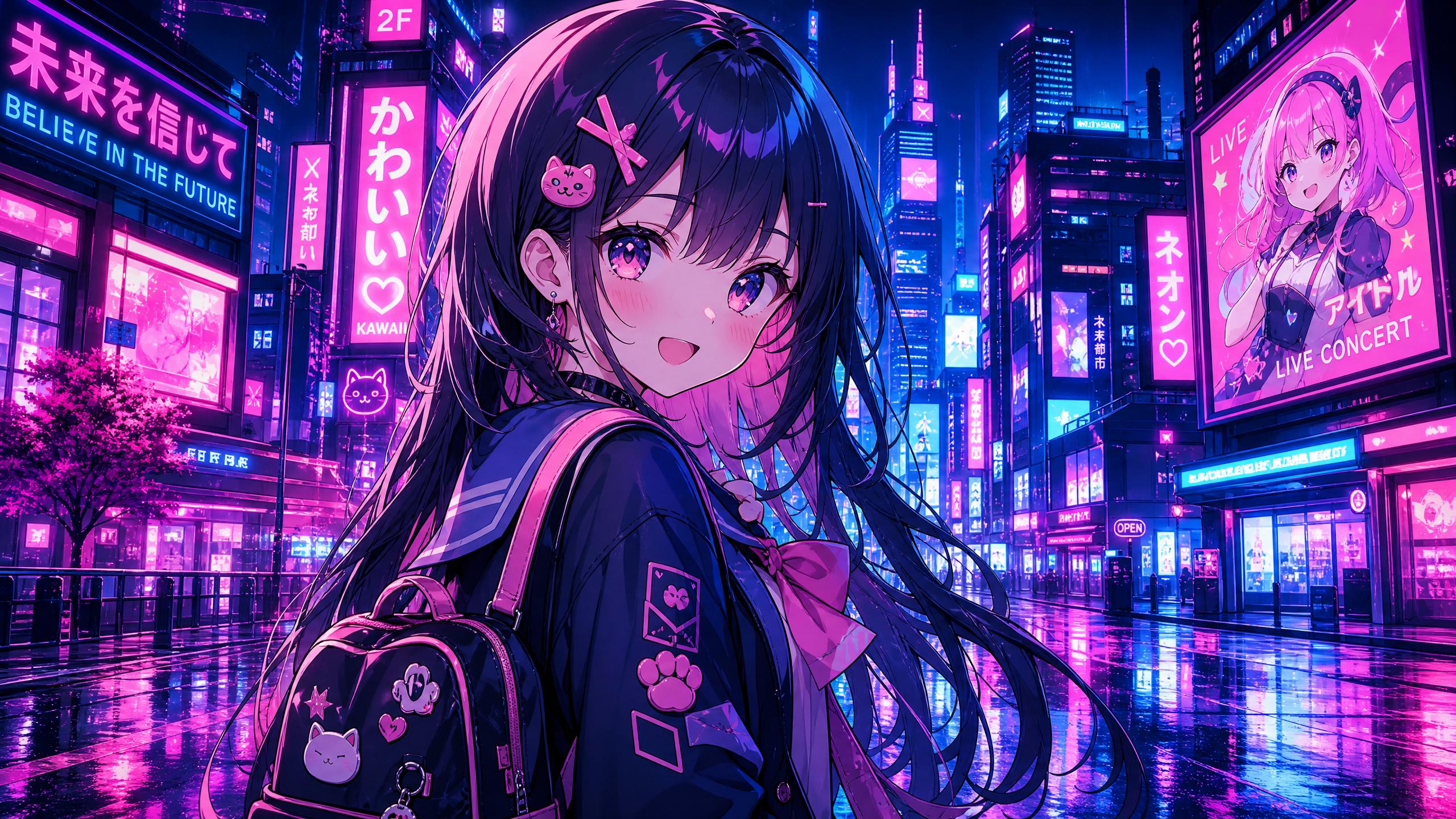 小小绘-霓虹都市生活动漫分享